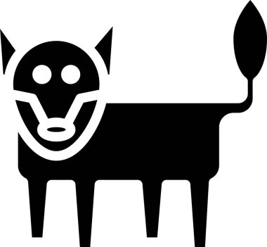 Şirin bir tilkinin vektör çizimi 