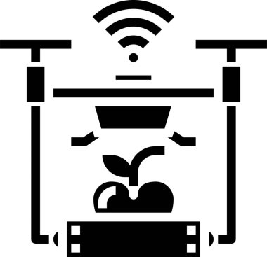 Kablosuz bağlantının basit simgesi, vektör illüstrasyonu