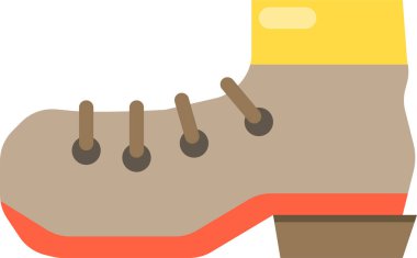 minimalistic vector icon of shoes 