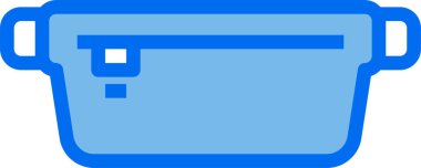 minimalistic vector icon of Waist Bag