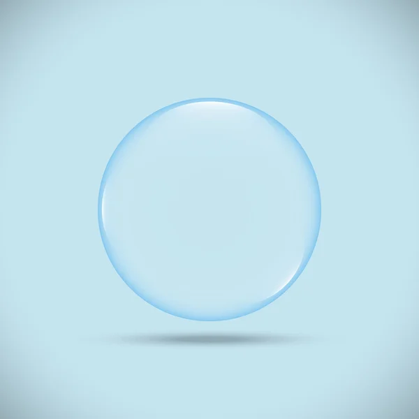 Синя бульбашка Векторний ілюстратор — стоковий вектор