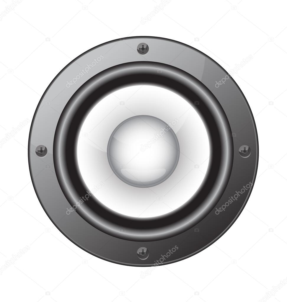 audio speaker vector illustration 