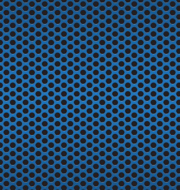 blue Technology background with black circle perforated carbon s clipart