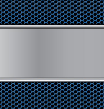 siyah altıgen delikli karbon hoparlör ızgara t metal doku