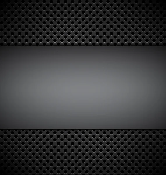 グレーのデザインの空白の灰色プレート グリル テクスチャ背景 vec — ストックベクタ