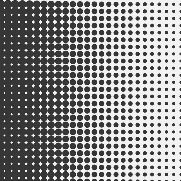 Vektör yarım ton noktalar. Beyaz arkaplanda siyah noktalar. 