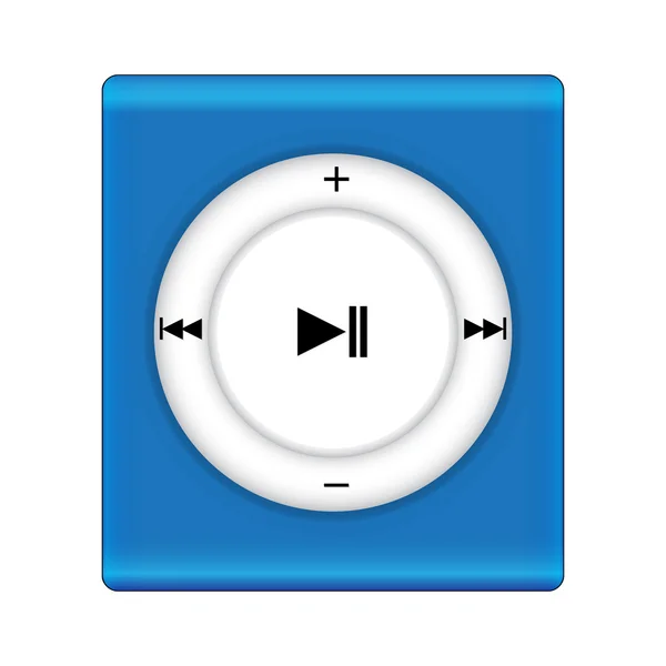 Icono del reproductor multimedia — Archivo Imágenes Vectoriales