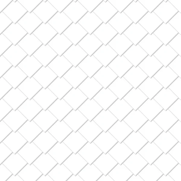 正方形の白いテクスチャ、シームレスな背景 — ストックベクタ