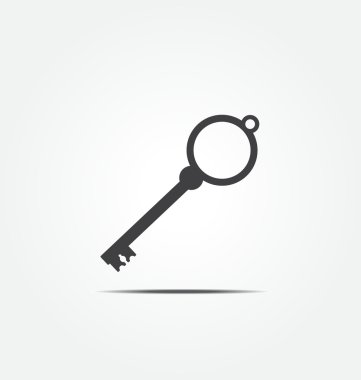 anahtar simgesi, vektör illüstrasyonu