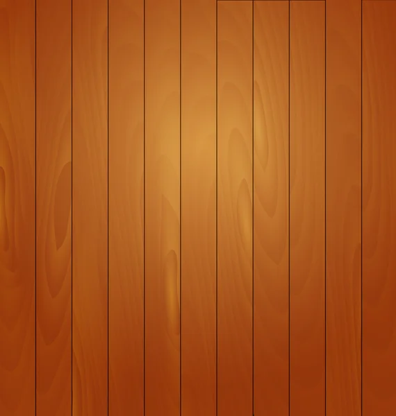 Realistic wood background vector illustration — Stock Vector