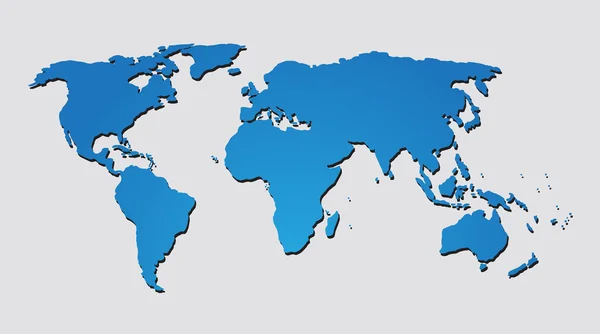 World map background vector — Stock Vector