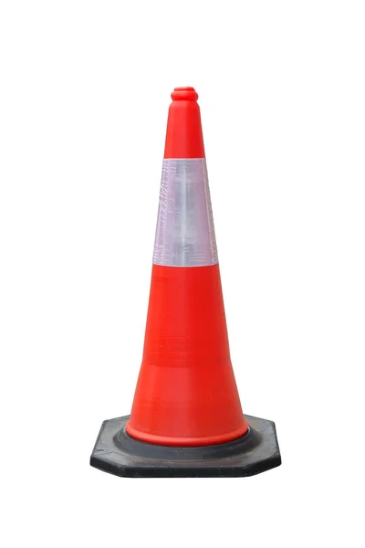 Cones de tráfego isolar com caminho de recorte — Fotografia de Stock