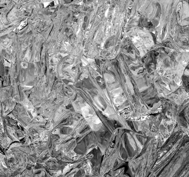 Buz gibi soyut, serin buz cam gibi arka plan