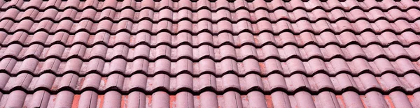 Roof tile pattern Stock Photo