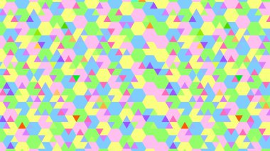 renkli soyut geometrik