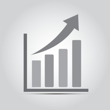 Büyüme işareti simgesi