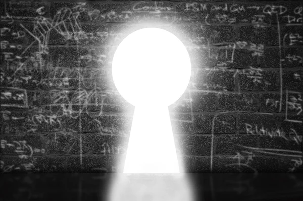 anahtar deliği duvardaki, fikir kavramı