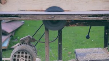 Hızar testereler ahşap açık