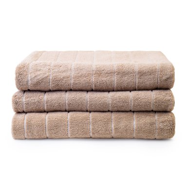 Havlular katlandı ve izole edildi..