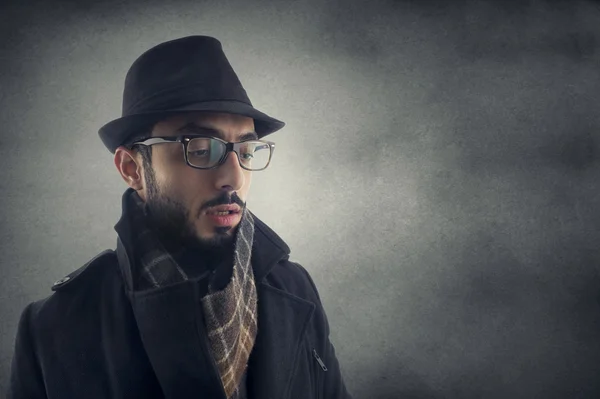 Man resembling a detective — Stock Photo, Image