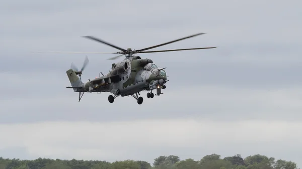 Mi-24 hátsó helikopter — Stock Fotó