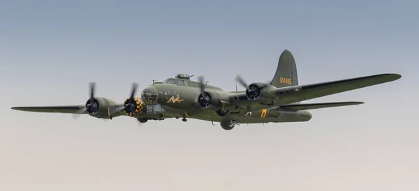 Fairford Velká Británie Července 2017 Letecká Pevnost Boeing B17 Letu — Stock fotografie