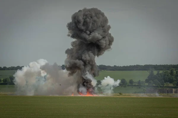 Explozie Mare Câmp — Fotografie, imagine de stoc