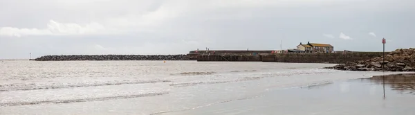 Panoramic View Lyme Regis Cobb Seaside Town Dorset — Stock Photo, Image