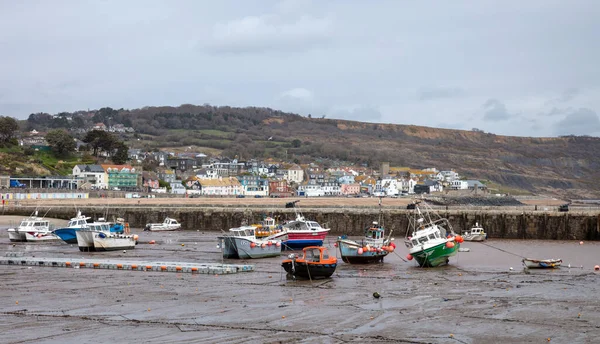 Landscape View Lyme Regis Seaside Town Dorset — Stock Photo, Image