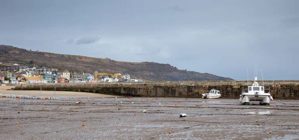 Landscape View Lyme Regis Seaside Town Dorset — Stock Photo, Image