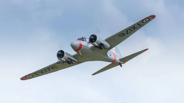 Old Warden 4Th August 2019 Vintage Raf Avro Anson Aircraft — Stock Photo, Image