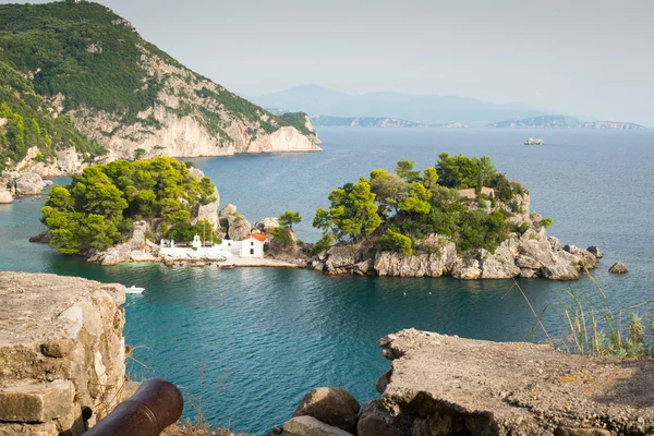 Isola di Panagìa, Parga, Grecia — Foto Stock