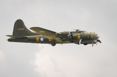 B17 uçan kale vintage uçak