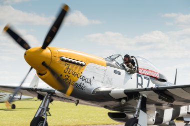 P51 Mustang Vintage uçak