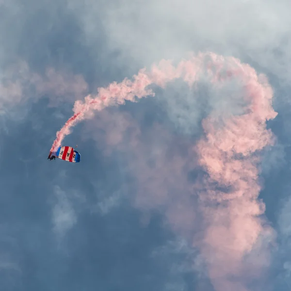 RAF Falcons padák tým — Stock fotografie