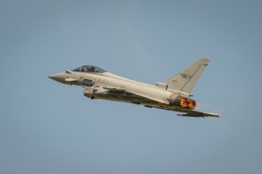 Italian Airforce typhoon jet fighter clipart