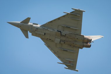 Italian Airforce typhoon jet fighter clipart