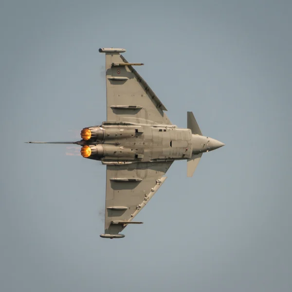 Caça a jato de tufão da Força Aérea Italiana — Fotografia de Stock