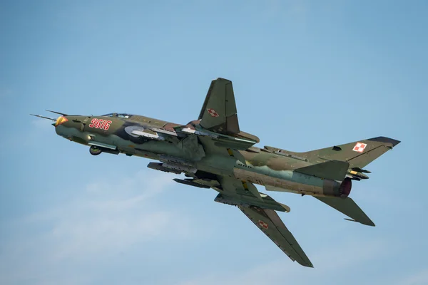 Polnische Luftwaffe mit 22 fitteren Flugzeugen — Stockfoto