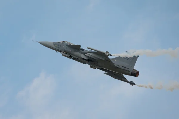 Samolot Saab Jas 39 Gripen — Zdjęcie stockowe