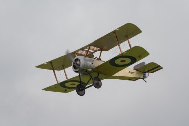 Klasik 1916 Sopwith Pup İngiliz dövüşçüsü
