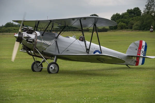 Vintage Hawker Tomtit bi-plane — Stock Photo, Image