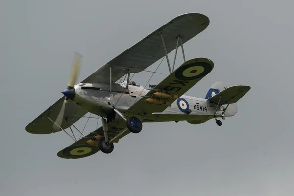 Vintage Hawker Hind bi-plane — Stockfoto