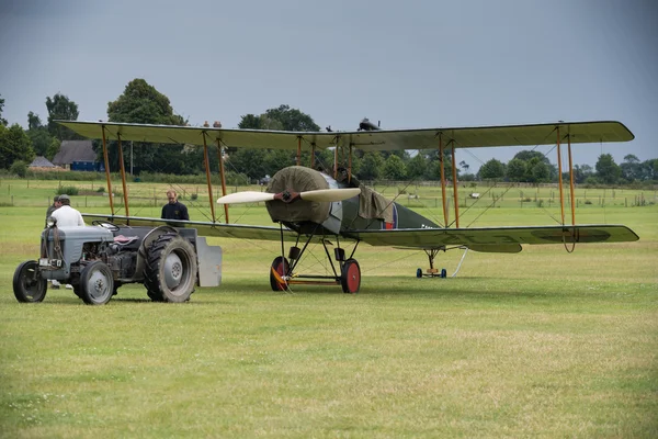 Винтажные британские учебные самолеты Avro 504K. 1918 год — стоковое фото