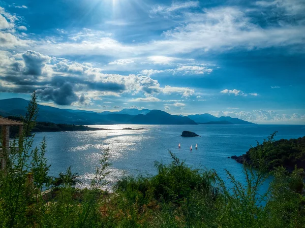 Tranquillo golfo mediterraneo — Foto Stock