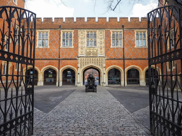 Cannon stoczni w Eton College School — Zdjęcie stockowe