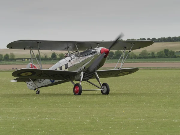 Hawker Fury dvojplošník — Stock fotografie