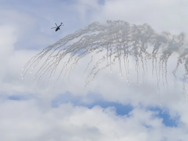 Foguetes de helicóptero — Fotografia de Stock