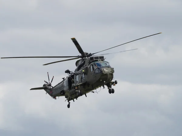 Royal Navy Sea King helicóptero — Foto de Stock