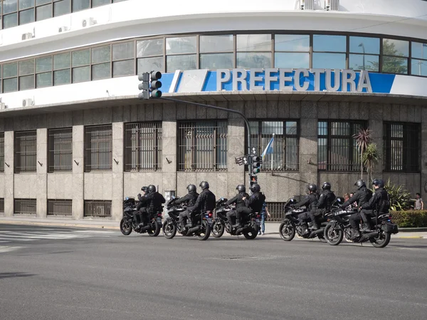 Zbrojnej policji Buenos Aires Obraz Stockowy